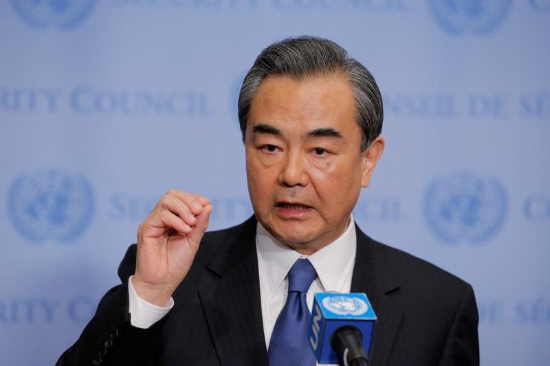 © Reuters. الصين: ليس من حق أحد أن يجلب الفوضى إلى شبه الجزيرة الكورية
