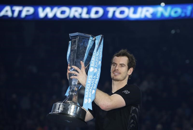 © Reuters. البطولة الختامية لتنس الرجال تستمر في لندن حتى 2020