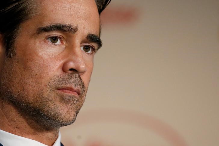 © Reuters. Colin Farrell em coletiva de imprensa no Festival de Cinema de Cannes, na França