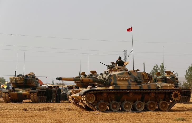 © Reuters. الجيش التركي: مسلحون أكراد يقتلون خمسة من رجال الأمن