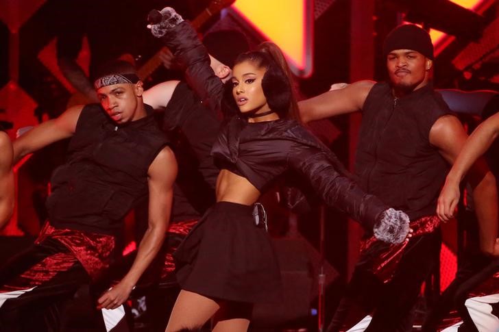 © Reuters. Ariana Grande durante show em Nova York