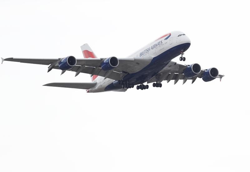 © Reuters. LES VOLS DE BRITISH AIRWAYS PERTURBÉS PAR UNE PANNE INFORMATIQUE