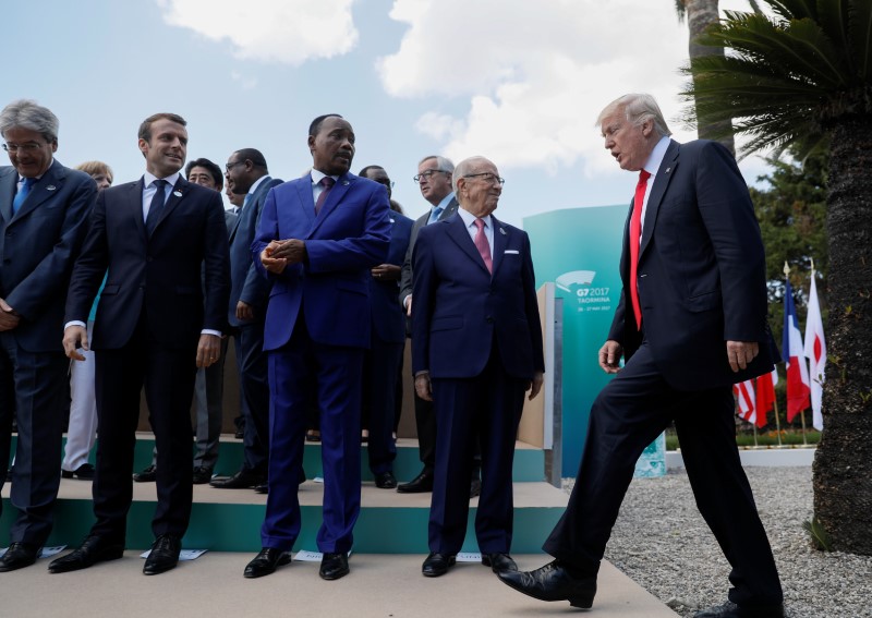 © Reuters. El G7 avanza contra el proteccionismo pero sigue dividido sobre el clima