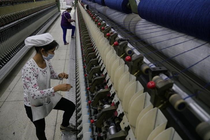 © Reuters. ارتفاع الأرباح الصناعية في الصين 14% في ابريل