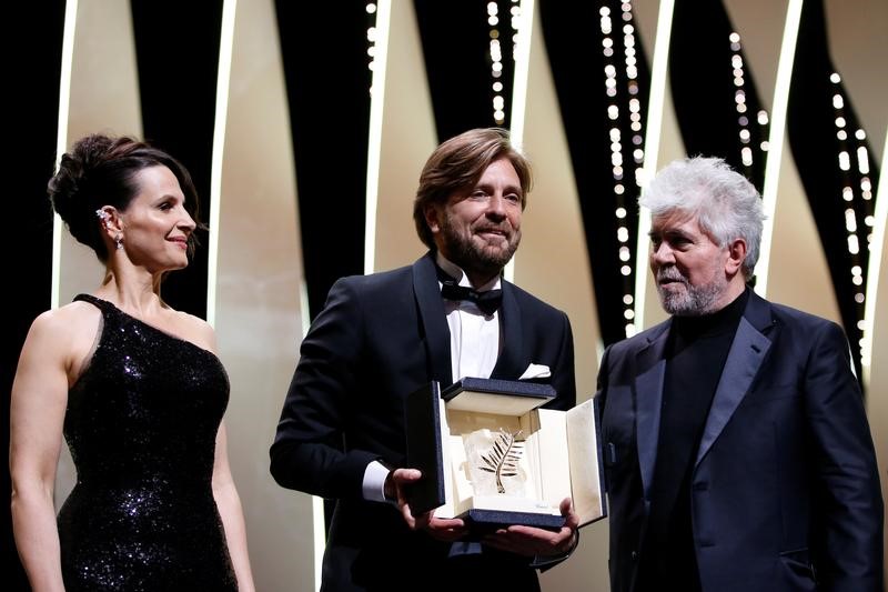 © Reuters. La película sueca "The Square" gana la Palma de Oro en Cannes