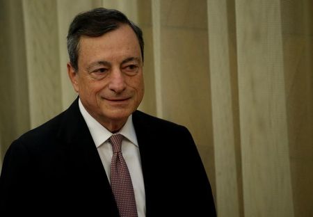 © Reuters. Il presidente della Bce Mario Draghi