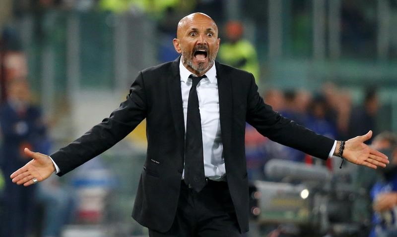 © Reuters. L'ex tecnico della Roma Luciano Spalletti