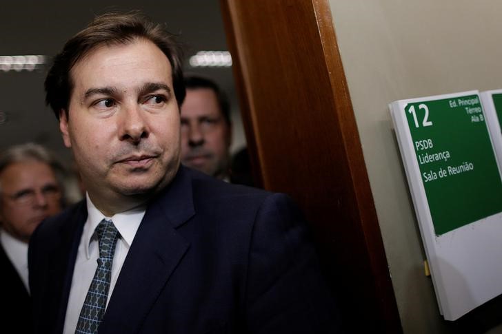 © Reuters. Presidente da Câmara dos Deputados, Rodrigo Maia (DEM-RJ), em Brasília