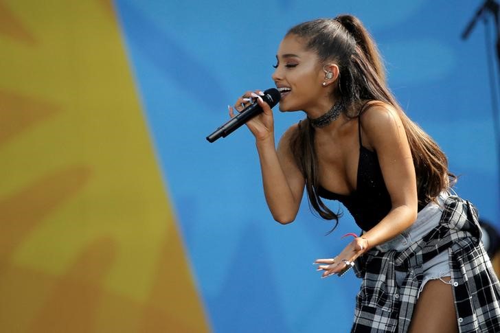 © Reuters. Cantora Ariana Grande