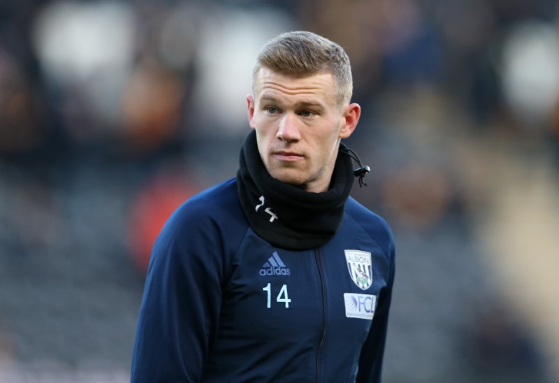 © Reuters. West Bromwich Albion's James McClean before the match