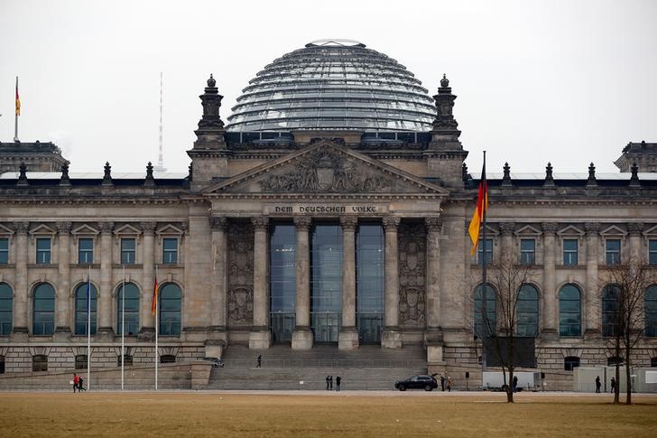 © Reuters. German presidential election at the Reichstag in Berlin