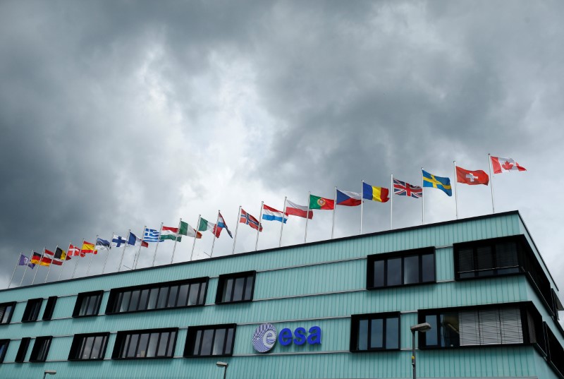 © Reuters. European Space Agency (ESA) Operations Centre is pictured in Darmstadt