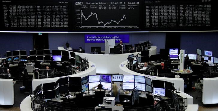 © Reuters. Фондовая биржа Франкчурта-на-Майне