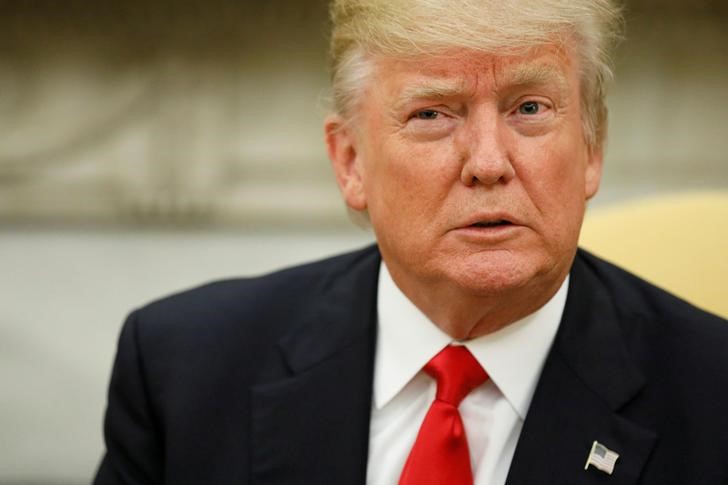 © Reuters. O presidente dos Estados Unidos, Donald Trump, durante evento na Casa Branca, em Washington D.C., EUA