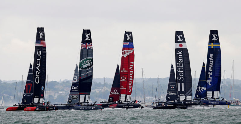 © Reuters. FILE PHOTO: America's Cup 2016 - Portsmouth