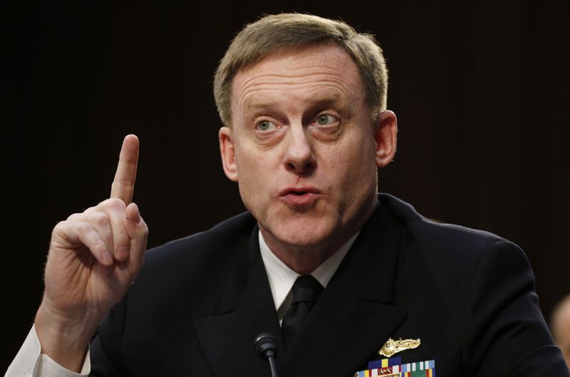 © Reuters. National Security Agency Director Rogers testifies before a Senate Intelligence Committee hearing on the Foreign Intelligence Surveillance Act on Capitol Hill in Washington