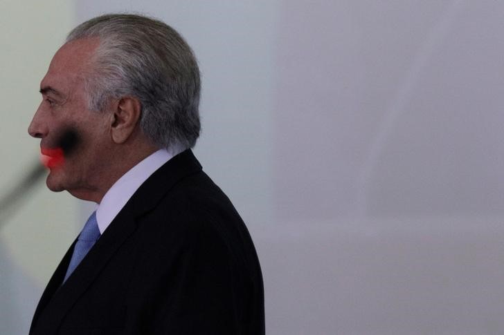 © Reuters. Presidente Michel Temer durante cerimônia em Brasília