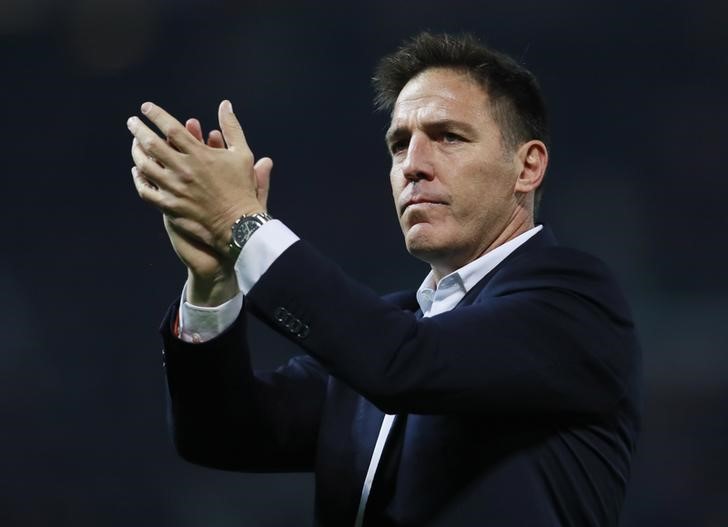 © Reuters. El Sevilla confirma "principio de acuerdo" con entrenador argentino Berizzo