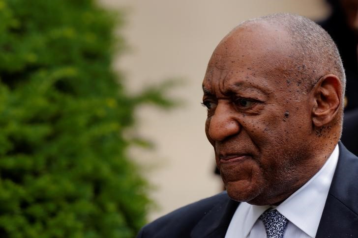 © Reuters. Ator e comediante Bill Cosby, após julgamento em Norristown, no Estado da Pensilvânia