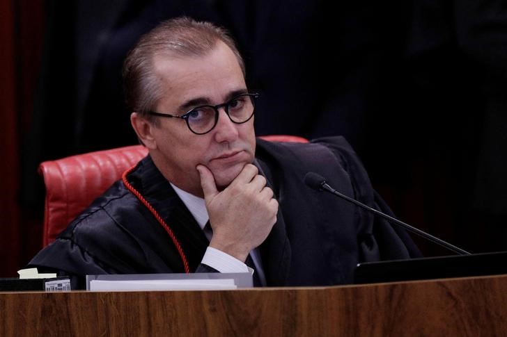 © Reuters. Juiz Admar Gonzaga em julgamento no TSE