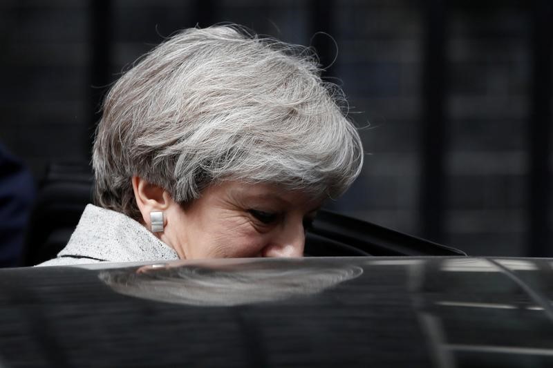 © Reuters. Britain's Prime Minister Theresa May, leaves 10 Downing Street in central London