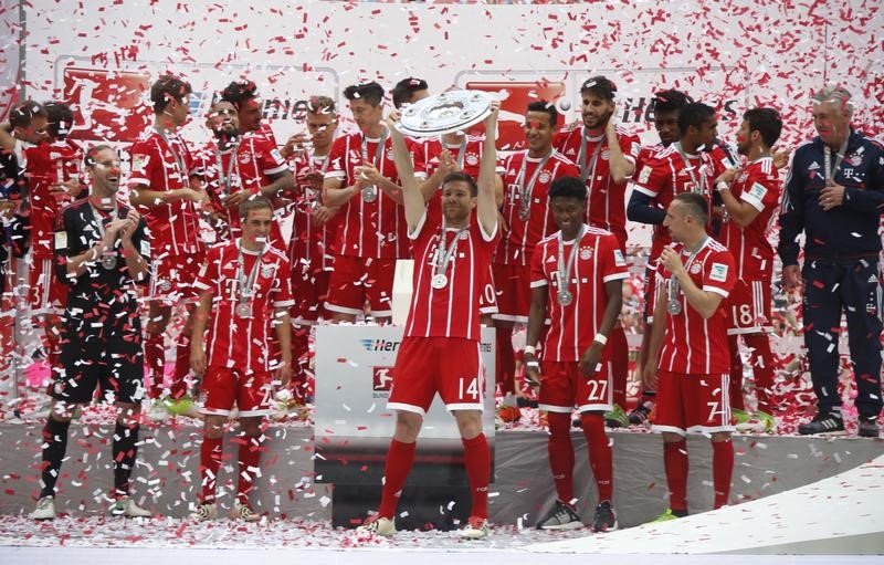 © Reuters. بايرن يواجه ليفربول في كأس أودي الودية لكرة القدم