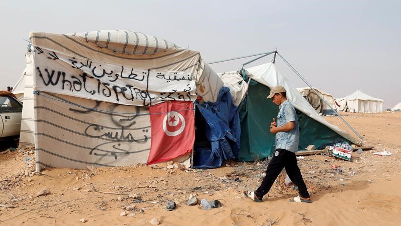 © Reuters. الحكومة التونسية ومحتجون يتوصلون لاتفاق لإعادة إنتاج الغاز في تطاوين