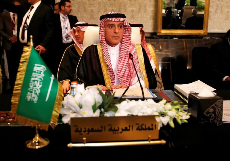 © Reuters. وزير الخارجية السعودي: نعمل على قائمة من الشكاوى بشأن قطر