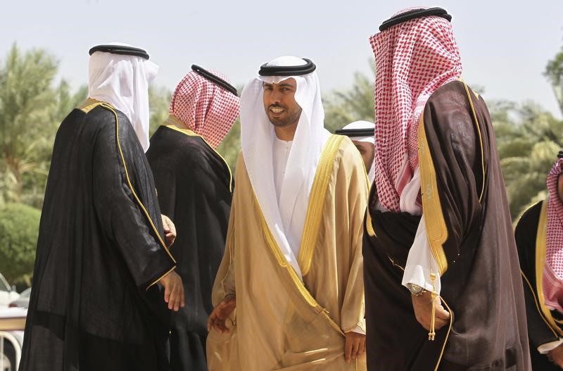 © Reuters. وزير الطاقة الإماراتي يقول لا حاجة لاجتماع طارئ لأوبك