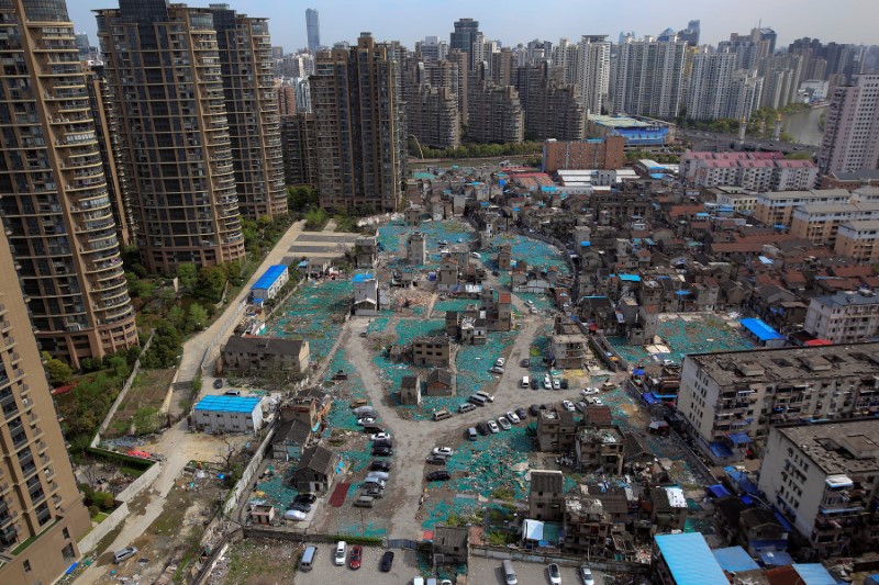© Reuters. The Wider Image: Shanghai's nail naighbourhood