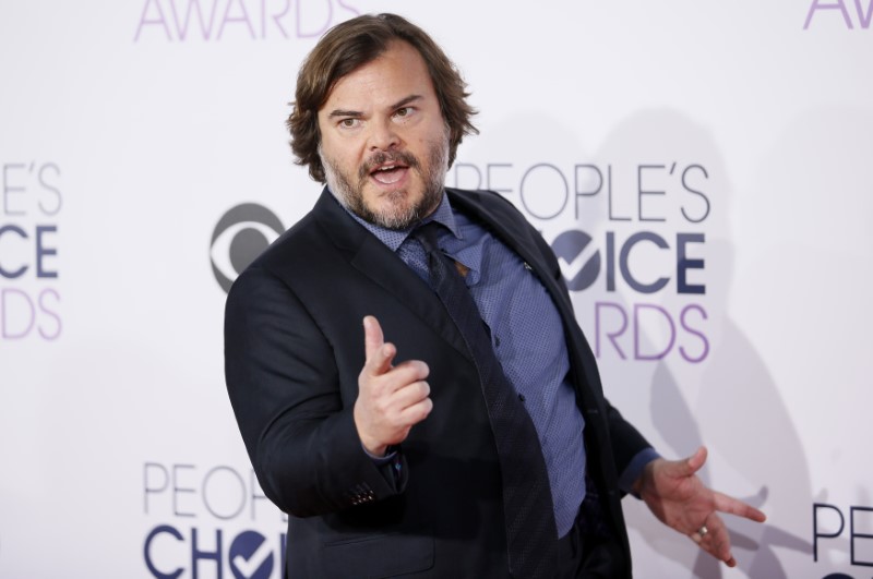 © Reuters. Jack Black chega para premiação em Los Angeles