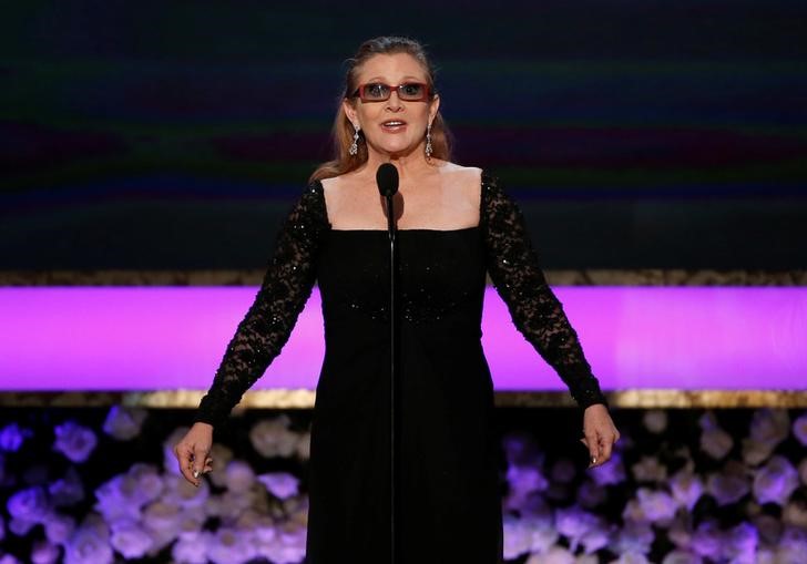 © Reuters. Carrie Fisher durante premiação em Los Angeles