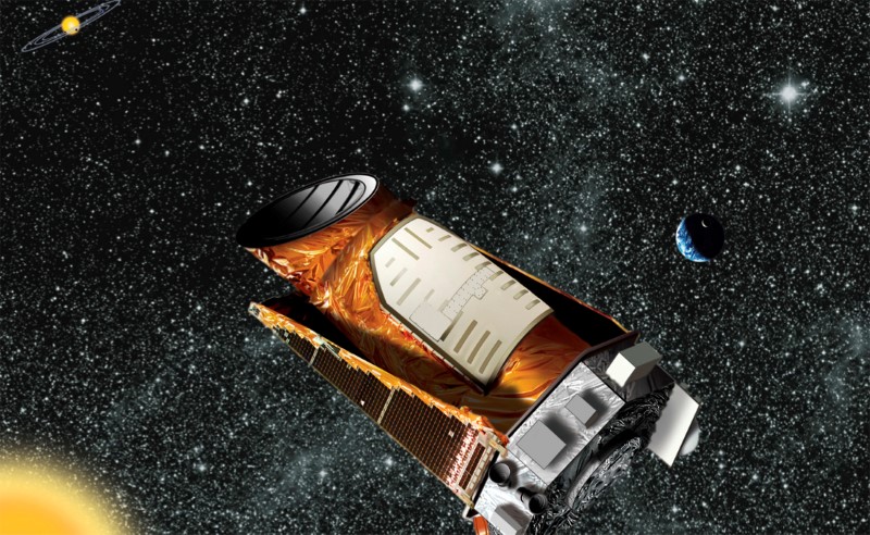 © Reuters. FILE PHOTO: An artist's composite of the Kepler telescope is seen in this undated NASA handout image