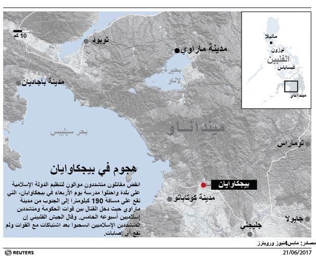 © Reuters. الفلبين: متشددون إسلاميون ينسحبون من مدرسة ولا إصابات