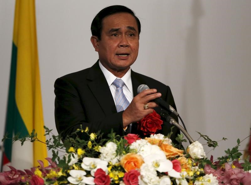 © Reuters. برلمان تايلاند يقر قانونا قد يضمن دورا للجيش في السياسة لفترة طويلة