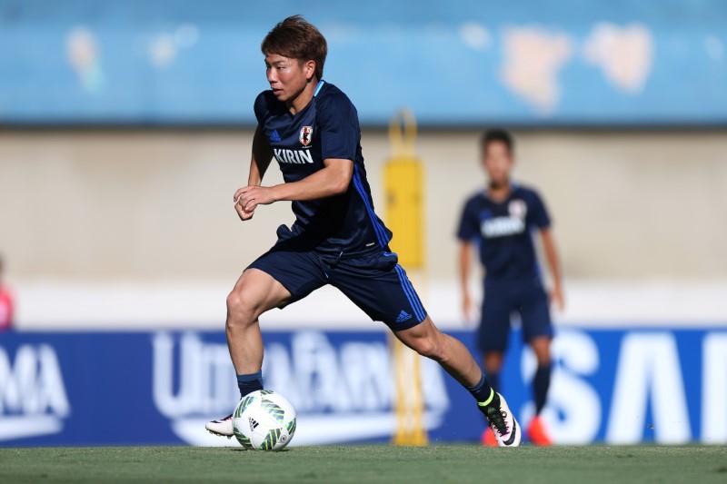 © Reuters. Football Soccer - Japan Men's Training - 2016 Rio Olympics