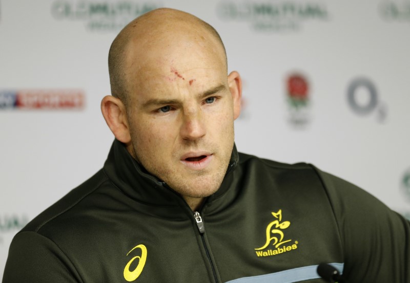 © Reuters. Australia's Stephen Moore during the press conference