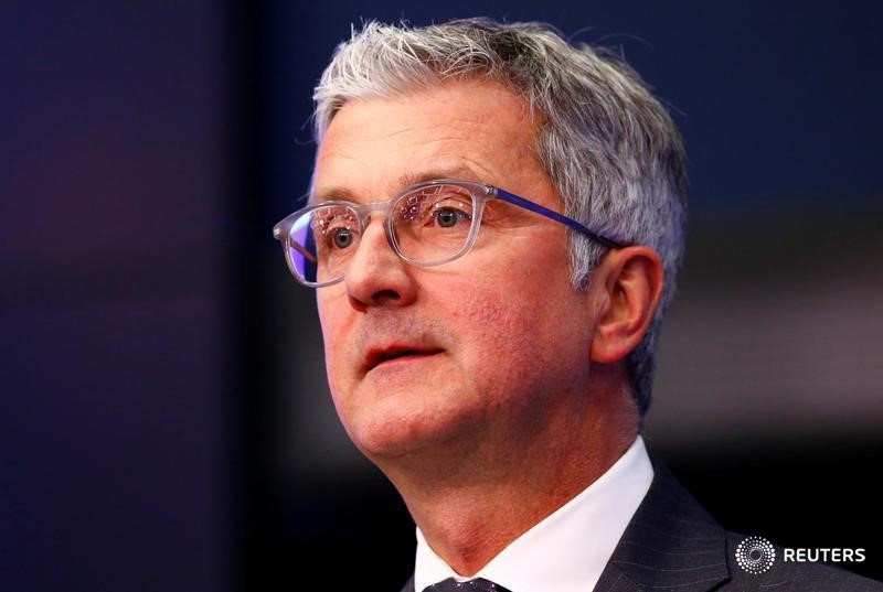 © Reuters. Stadler, CEO and Chairman of the Board of Management of Audi attends the "AI for Good" Global Summit at the ITU in Geneva