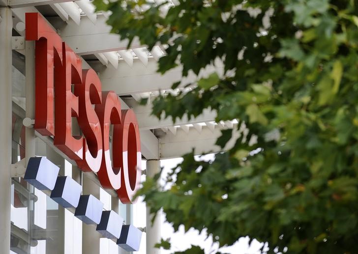 © Reuters. A Tesco supermarket is seen in west London