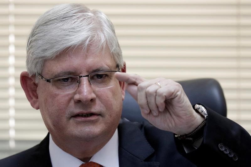 © Reuters. Janot, durante seminário em Brasília