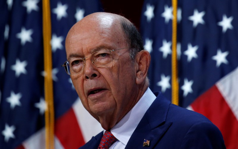 © Reuters. Wilbur Ross speaks at the SelectUSA Investment Summit in Fort Washington, National Harbor, Maryland