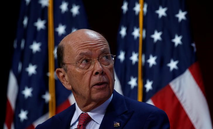 © Reuters. Wilbur Ross speaks at the SelectUSA Investment Summit in Fort Washington, National Harbour, Maryland