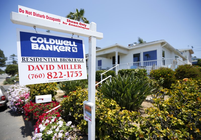 © Reuters. Single family home is shown for sale in Encinitas