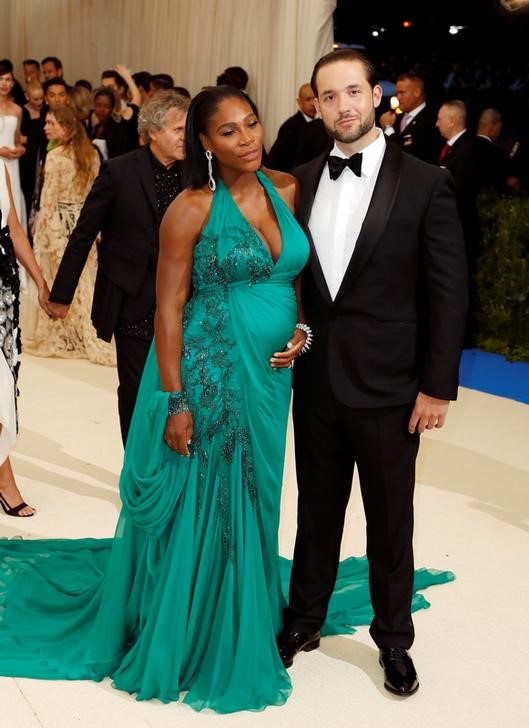 © Reuters. Serena Williams e Alexis Ohanian