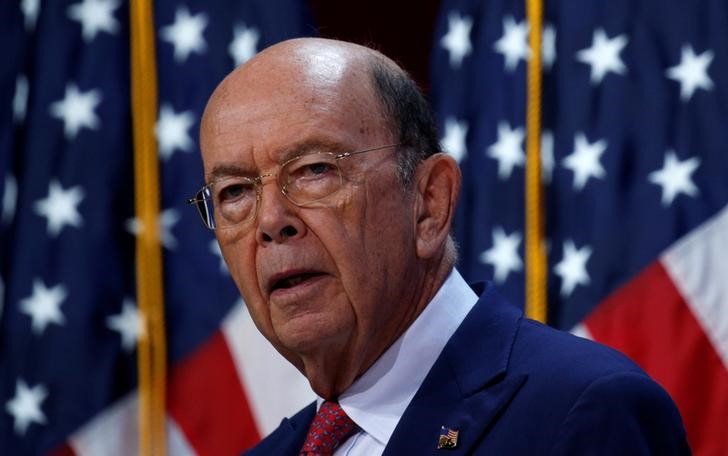 © Reuters. Wilbur Ross speaks at the SelectUSA Investment Summit in Fort Washington, National Harbor, Maryland