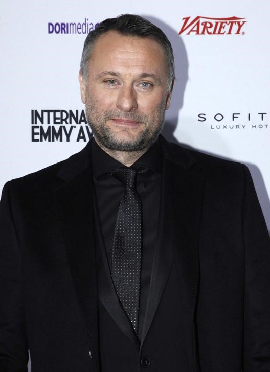 © Reuters. Ator sueco Michael Nyqvist durante premiação internacional Emmy Awards em Nova York, Estados Unidos