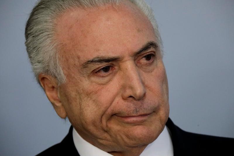 © Reuters. المحكمة العليا البرازيلية ترسل اتهامات ضد الرئيس لمجلس النواب