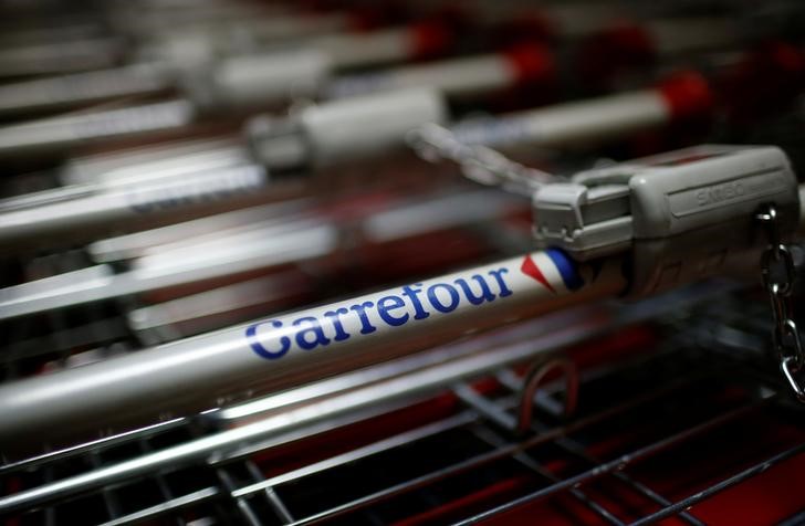 © Reuters. CARREFOUR VA LEVER JUSQU'À 1,5 MILLIARD D'EUROS AVEC SON IPO AU BRÉSIL