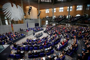 © Reuters. El Parlamento alemán legaliza el matrimonio homosexual