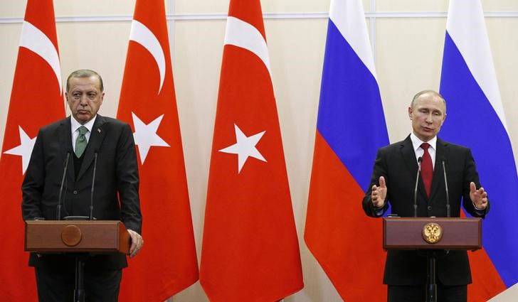 © Reuters. وكالة: بوتين وإردوغان قد يجتمعان على هامش قمة العشرين